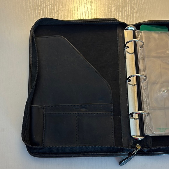 Coach Black Leather Portfolio Case - Picture 5 of 13